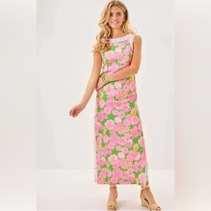 Lilly Pulitzer Sadie Maxi Romper in Seaside Garden print